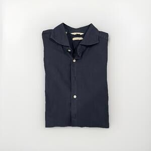 SUITSUPPLY MENS DRESS SHIRT XL 17-17.5/43-44 LONG EGYPTIAN COTTON SLIM FIT VGC!